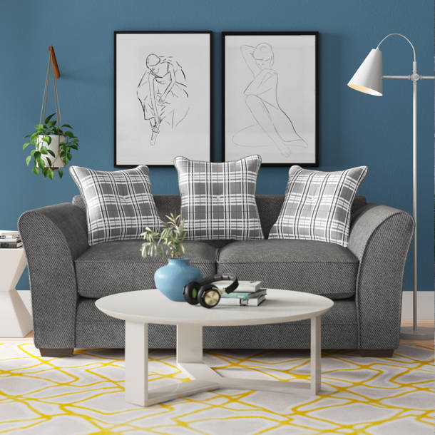 Zipcode Design Kayleigh 3 Seater Sofa & Reviews Wayfair.co.uk